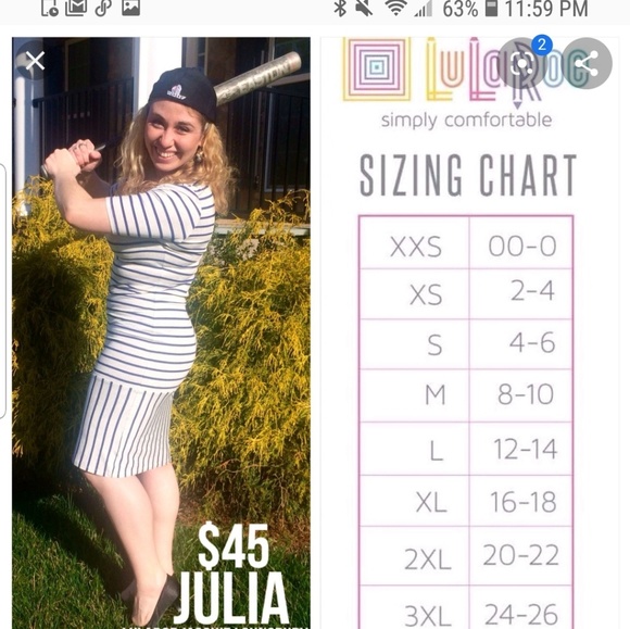 Lula Roe Dress - Picture 3 of 4